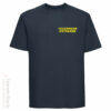 T-Shirt mit Feuerschriftzug und Ortsname