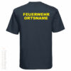 T-Shirt mit Feuerschriftzug und Ortsname