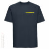 T-Shirt mit Feuerschriftzug