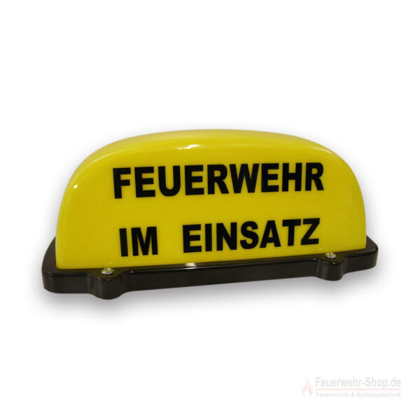 Feuerwehr Dachaufsetzer FEUERWEHR IM EINSATZ gelb