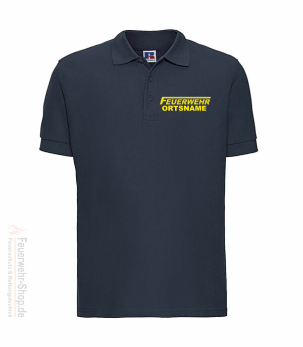 Feuerwehr Premium Poloshirt Logo mit Ortsnamen