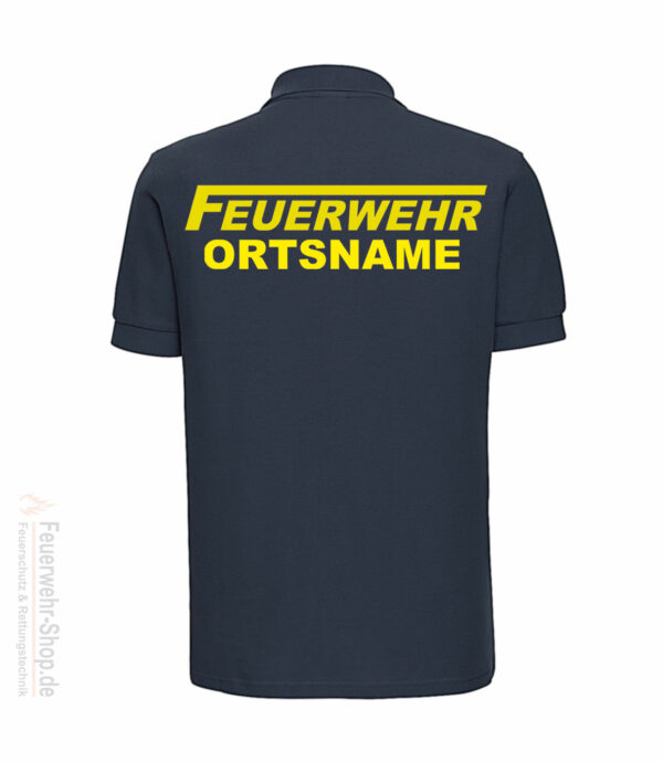 Feuerwehr Premium Poloshirt Logo mit Ortsnamen