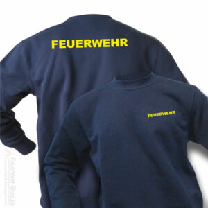 Sweatshirt mit Feuerwehrschriftzug