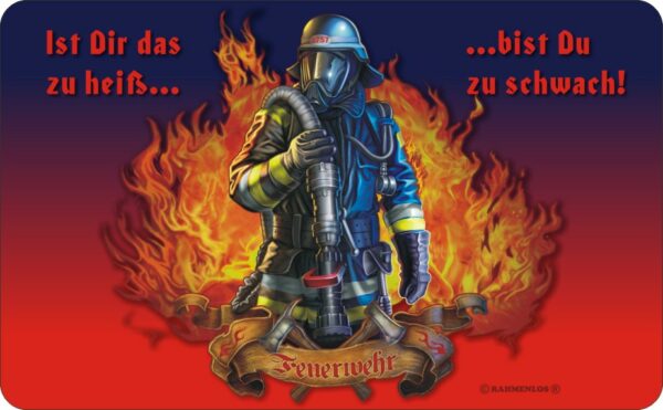 Feuerwehr Brotzeitbrettchen