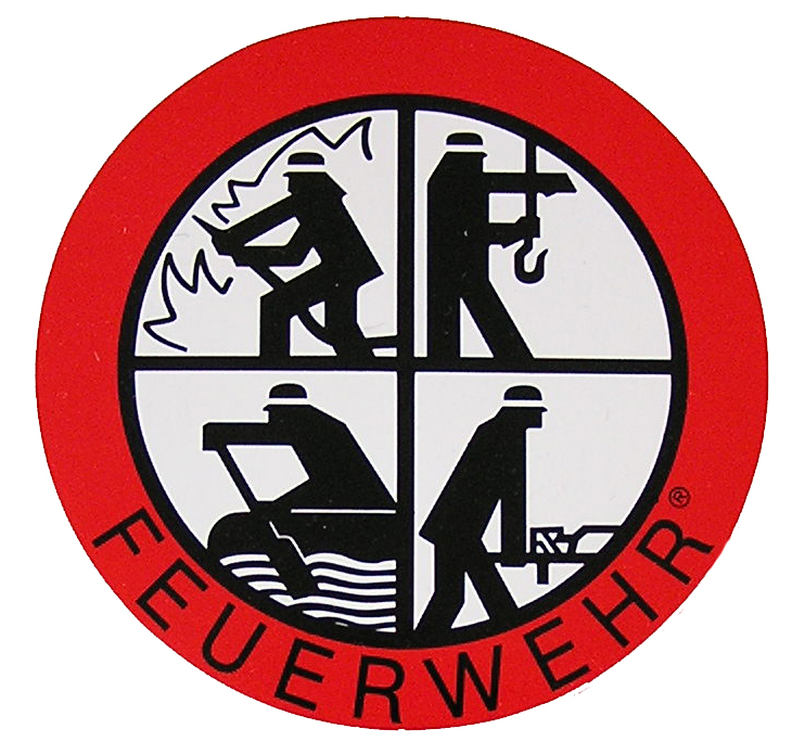 Aufkleber Feuerwehr Signet 90mm 