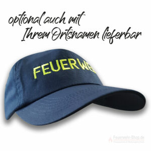 Basecap bestickt "FEUERWEHR"