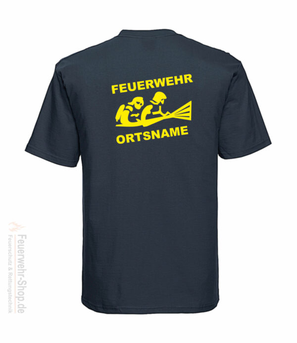 Feuerwehr Premium T-Shirt Firefighter III mit Ortsname