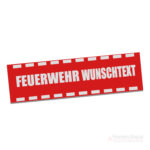 Magnetschild "Feuerwehr + Ortsname" 610 x 190 mm