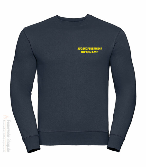 Jugendfeuerwehr Premium Pullover Basis mit Ortsnamen