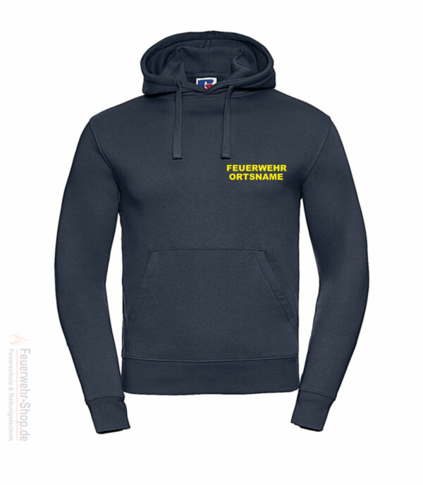 Feuerwehr Premium Kapuzen-Sweatshirt Basis mit Ortsnamen