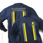 Feuerwehr Premium Pullover im Einsatzlook mit Ortsnamen