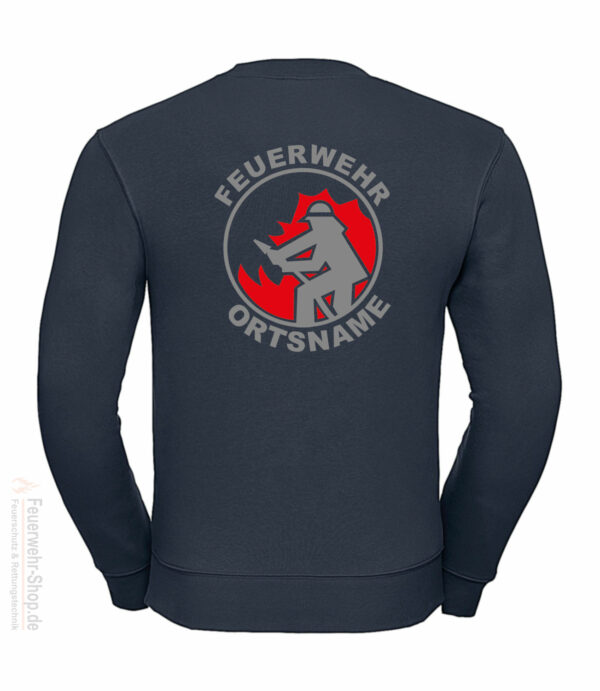 Feuerwehr Premium Pullover Firefighter I mit Ortsnamen