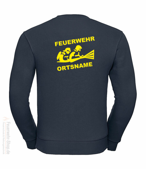 Feuerwehr Premium Pullover Firefighter III mit Ortsnamen