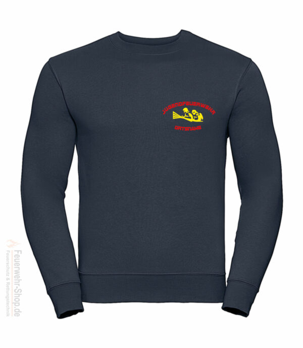 Jugendfeuerwehr Premium Pullover Firefighter IV mit Ortsnamen