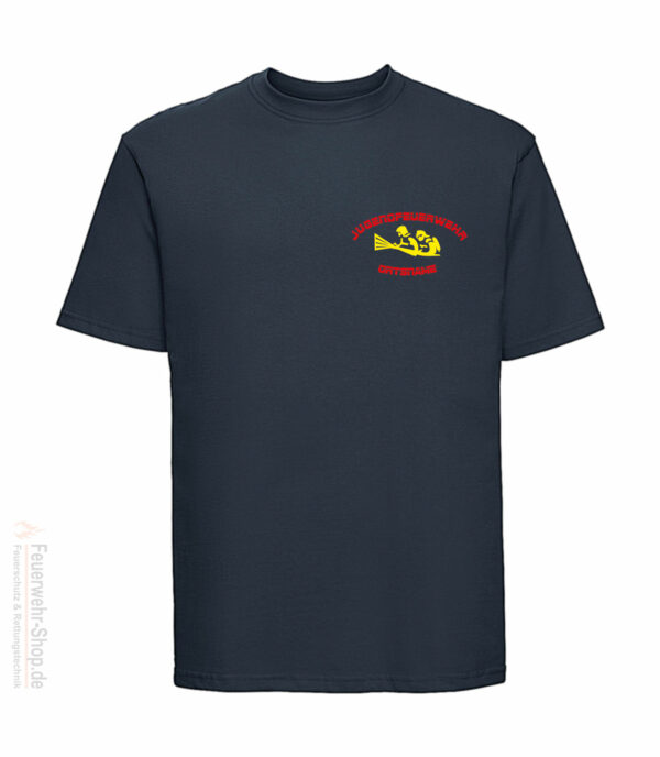 Jugendfeuerwehr Premium T-Shirt Firefighter IV mit Ortsnamen