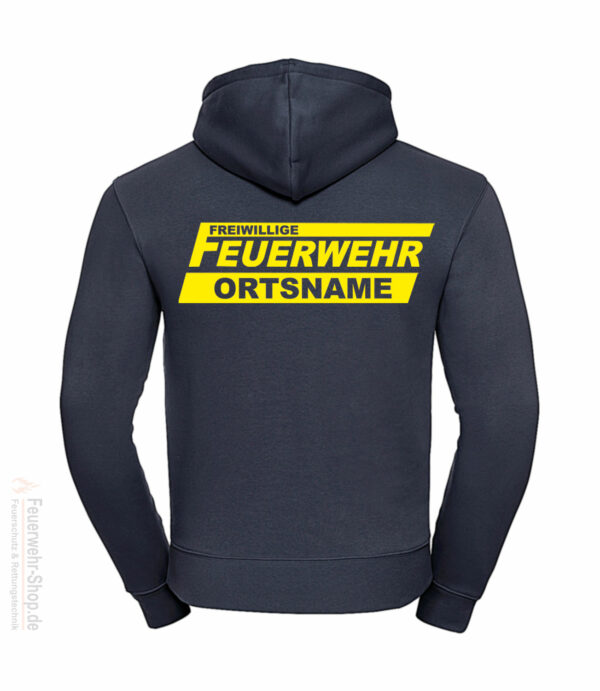 Feuerwehr Premium Kapuzen-Sweatshirt Freiwillige Feuerwehr Logo mit Ortsname