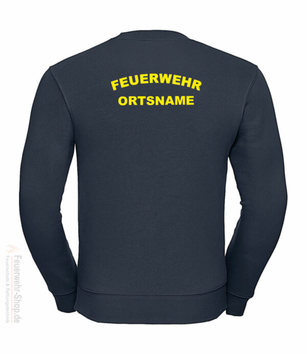 Feuerwehr Premium Pullover Rundlogo mit Ortsnamen