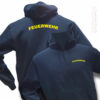 Feuerwehr Premium Kapuzen-Sweatshirt Rundlogo