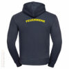 Feuerwehr Premium Kapuzen-Sweatshirt Rundlogo