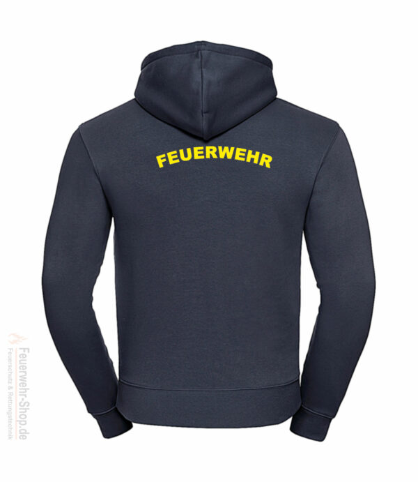 Feuerwehr Premium Kapuzen-Sweatshirt Rundlogo