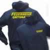 Feuerwehr Premium Kapuzen-Sweatshirt Logo mit Ortsname