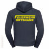 Feuerwehr Premium Kapuzen-Sweatshirt Logo mit Ortsname