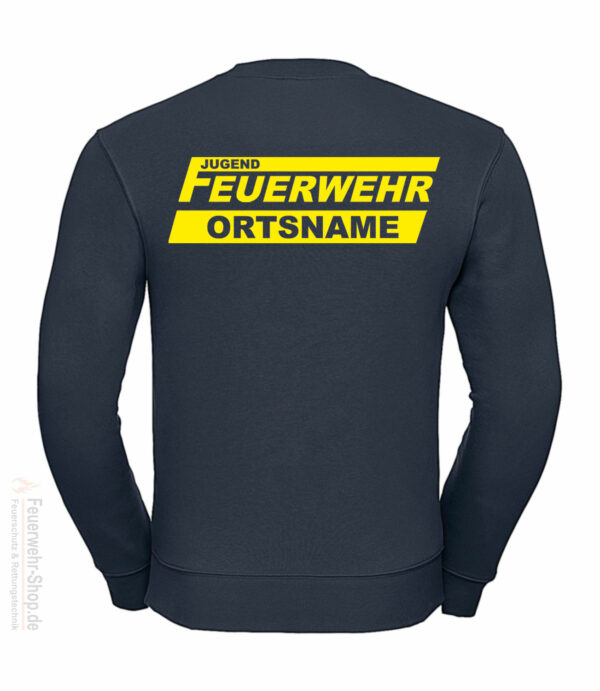 Jugendfeuerwehr Premium Pullover Logo mit Ortsname