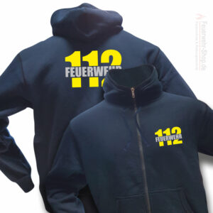 Feuerwehr Premium Kapuzen-Sweatjacke Firefighter II