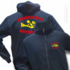 Feuerwehr Premium Kapuzen-Sweatjacke Firefighter IV mit Ortsnamen