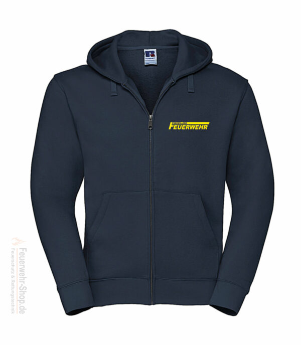 Feuerwehr Premium Kapuzen-Sweatjacke Freiwillige Feuerwehr Logo