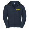 Feuerwehr Premium Kapuzen-Sweatjacke Logo mit Ortsname