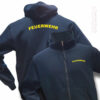 Feuerwehr Premium Kapuzen-Sweatjacke Rundlogo