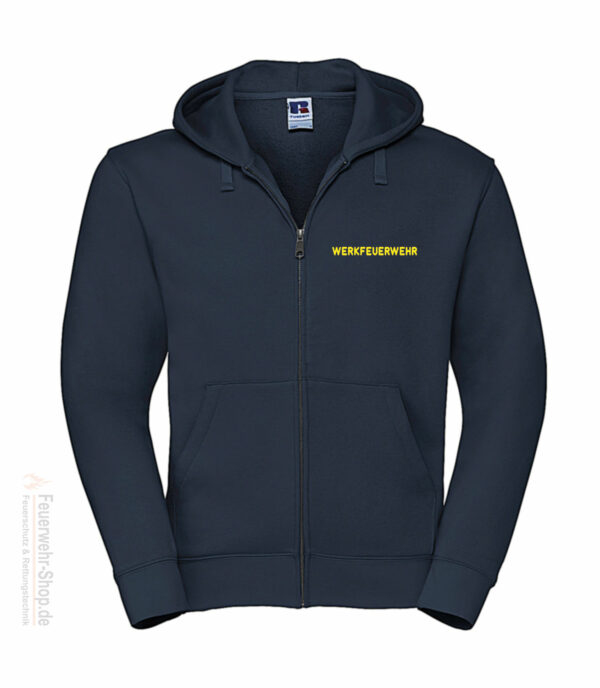 Feuerwehr Premium Kapuzen-Sweatjacke Werkfeuerwehr I