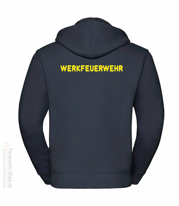 Feuerwehr Premium Kapuzen-Sweatjacke Werkfeuerwehr I