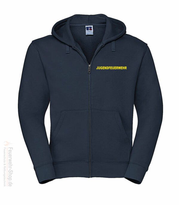 Jugendfeuerwehr Premium Kapuzen-Sweatjacke Basis