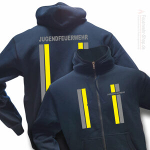 Jugendfeuerwehr Premium Kapuzen-Sweatjacke im Einsatzlook