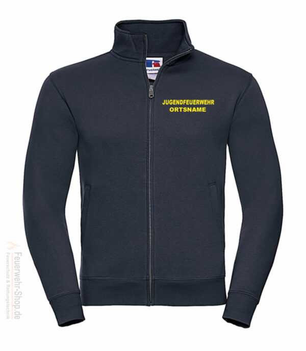 Jugendfeuerwehr Premium Sweatjacke Basis mit Ortsnamen