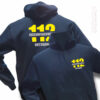 Jugendfeuerwehr Premium Kapuzen-Sweatshirt Firefighter II mit Ortsnamen