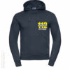 Feuerwehr Premium Kapuzen-Sweatshirt Firefighter II mit Ortsnamen