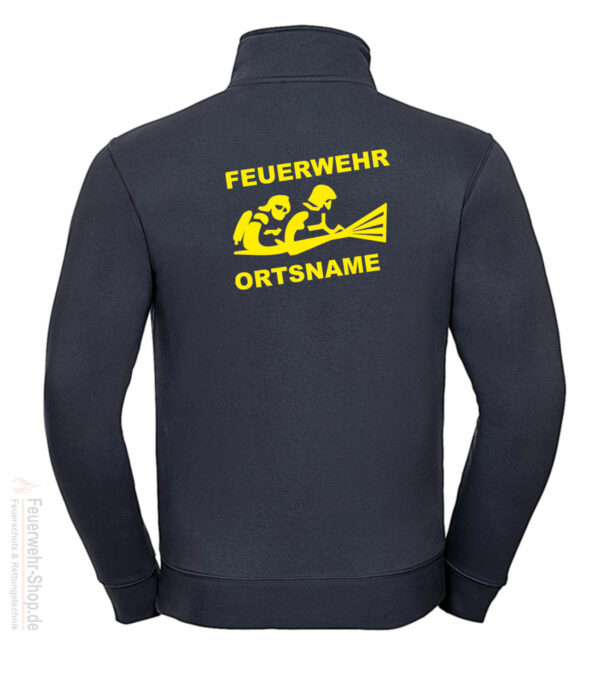 Feuerwehr Premium Sweatjacke Firefighter III mit Ortsnamen – Bild 3