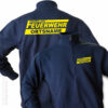 Feuerwehr Premium Sweatjacke Freiwillige Feuerwehr Logo mit Ortsname