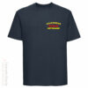 Feuerwehr Premium T-Shirt Rundlogo Flamme mit Ortsname
