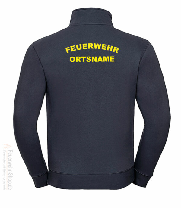 Feuerwehr Premium Sweatjacke Rundlogo mit Ortsnamen