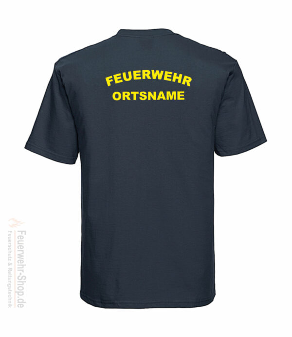 Feuerwehr Premium T-Shirt Rundlogo mit Ortsname