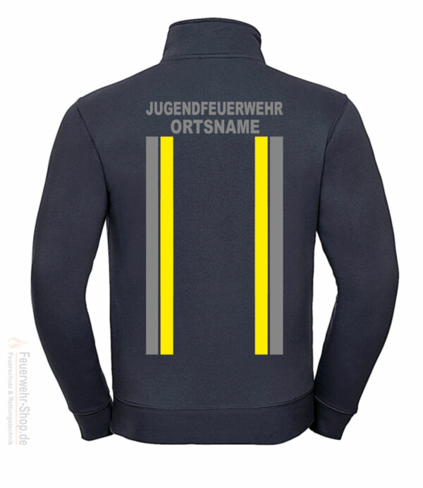 Jugendfeuerwehr Premium Sweatjacke im Einsatzlook mit Ortsnamen