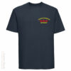 Jugendfeuerwehr Premium T-Shirt Rundlogo Flamme mit Ortsname