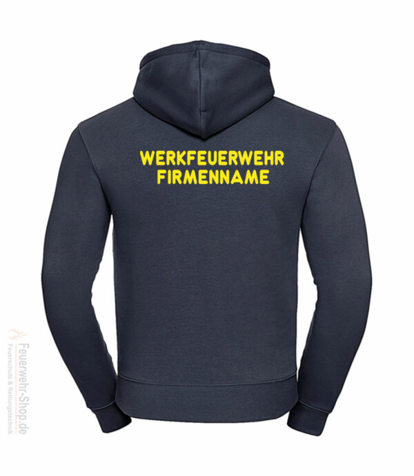 Feuerwehr Premium Kapuzen-Sweatshirt Werkfeuerwehr I mit Firmennamen