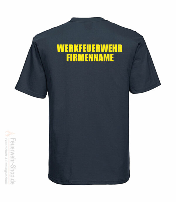 Feuerwehr Premium T-Shirt Werkfeuerwehr II mit Firmennamen