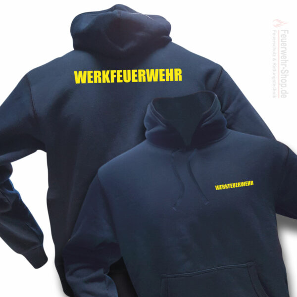 Feuerwehr Premium Kapuzen-Sweatshirt Werkfeuerwehr II