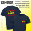 Kinderfeuerwehr Premium T-Shirt Firefighter IV mit Ortsnamen